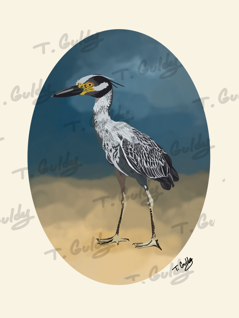 heron print