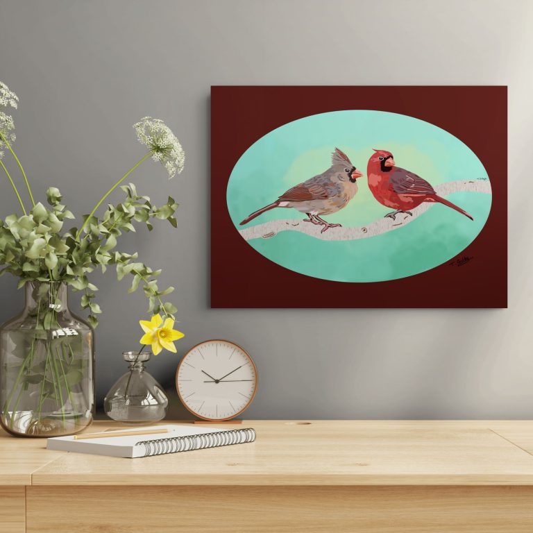 copy of woodpecker on wall-custom
